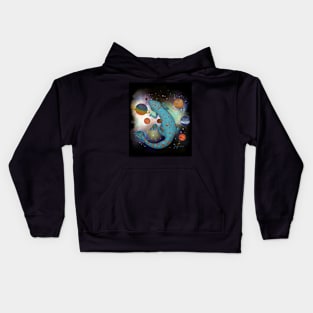 Galaxy Gecko Kids Hoodie